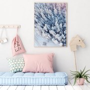 Plakat - Zaśnieżony las (A4)