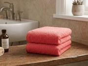 Ręcznik NORIELLE 50x90 cm czerwony, 100% bawełna