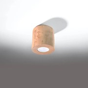 Plafon ORBIS naturalne drewno SOLLUX  LIGHTING