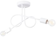 Biała lampa sufitowa 18x57 cm Opulent – Nice Lamps