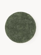 Okrągły puszysty dywan z długim włosiem Leighton