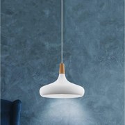 Eglo 96983 - Lampa wisząca SABINAR 1xE27/60W/230V śr. 40 cm biała
