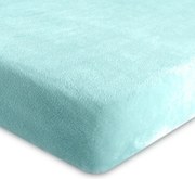 4Home Prześcieradło mikroflanela niebieski, 180 x 200 cm