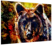 Obraz - Niedźwiedź, malarstwo (70x50 cm)