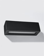 Kinkiet ceramiczny VEGA czarny SOLLUX  LIGHTING
