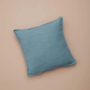 Poszewka z lnu Merida w kolorze zgaszonego turkusu