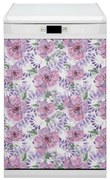 Ozdobna osłona zmywarki Fioletowe kwiaty