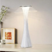 NETTLIFE Lampka nocna LED z funkcją ściemniania dotykowego USB i 3 poziomami jasności Lampka stołowa do sypialni