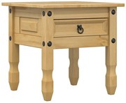 Drewniany stolik nocny z szufladą D9-H03