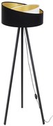 Lampa stojąca GALAXY 1xE27/60W/230V czarna/biała/wenge
