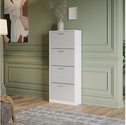 Wywrotka do butów biały/biały wysoki połysk 59x22x137 gizmo