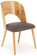 Drewniane krzesło tapicerowane H8-N46