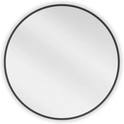 Mexen Loft lustro łazienkowe okragłe 60 cm, rama czarna - 9850-060-060-000-70