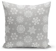 Świąteczna poszewka na poduszkę Minimalist Cushion Covers Snowflakes, 42x42 cm