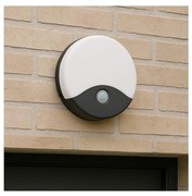 LED Zewnętrzny kinkiet z czujnikiem ruchu LED/18W/230V IP44 antracyt