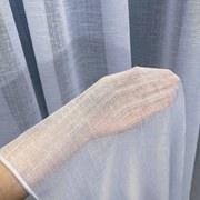 Firana gładka strukturalna matowa wys. 300 cm z ołowianką