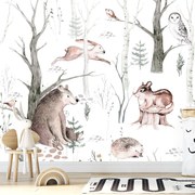 Fototapeta - Zwierzęta leśne (196x136 cm)