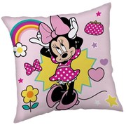 Polarowa poduszka dziecięca 40x40 cm Minnie "Smile" – Jerry Fabrics