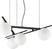 Ideal Lux - LED żyrandol na linkach ATLAS 4xG9/3W/230V czarny