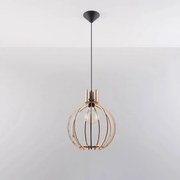 Lampa wisząca ARANCIA naturalne drewno SOLLUX  LIGHTING