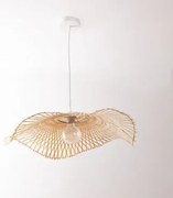 Lampa Sufitowa Wisząca Z Bambusa Pamell Miel - Sklum