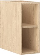 Mexen Box-A szafka otwarta z półką 20 cm, dąb - 91AX2-0200-470-0-81