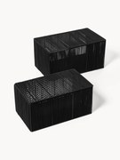 Komplet ręcznie tkanych pojemników do przechowywania Gabe, 2 elem.