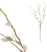 Sztuczna gałązka duża Kotki, 30 x 20 x 82 cm