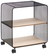 Szafka na kółkach SOUTH BAY, 2 półki, ażurowa konstrukcja