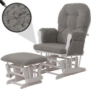 Leżanka MCW-C76,  szary rama biały