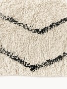 Ręcznie tuftowany chodnik z bawełny z frędzlami Bina