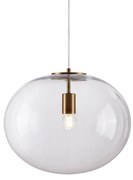 Lampa wisząca CAMPANIA 1xE27, szklana kula, pojedyncza