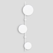 Biały potrójny designerski kinkiet z metalu - A481 K0-S11