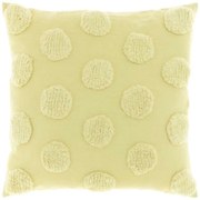 Poduszka dekoracyjna GIEL 45x45 cm, żółta