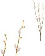 Sztuczna gałąź z kotkami, 15 x 20 x 54 cm