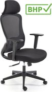 Regulowany fotel biurowy Sonar Halmar, zgodny z normą BHP