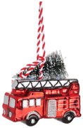 Ozdoba świąteczna wykonana ręcznie 8 cm Fire Engine – Sass &amp; Belle
