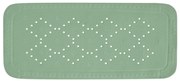 Spirella Antypoślizgowa mata do wanny ALASKA,zielona, 71 x 36 cm