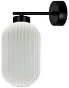 Ryflowany kinkiet biały Z9-W43