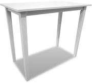 Biały, matowy stolik barowy D0-A29