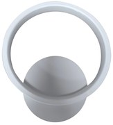 Kinkiet lampa wisząca LED okrąg metalowa AT75-1KL-White