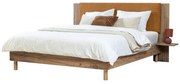 Łóżko dwuosobowe ze stelażem 140x190 cm Lior – Bobochic Paris