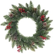 Wieniec świąteczny Levante zielony, śr. 50 cm