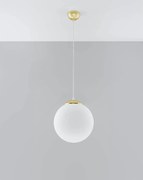 Lampa wisząca UGO 30 złota SOLLUX  LIGHTING