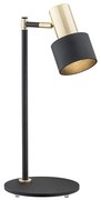 Argon 4257 - Lampa stołowa DORIA 1xE27/15W/230V czarny/mosiądz