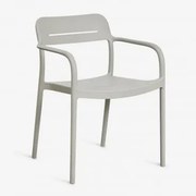 Krzesło Ogrodowe Sztaplowane Z Podłokietnikami Z Polipropylenu Graneli Awokado - Sklum