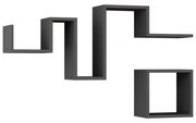 Półka Follow Anthracite, 2 szt.