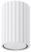 Plafon KARBON 10 biały ryflowany SOLLUX  LIGHTING