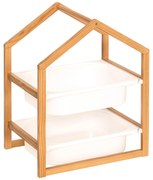 Niski regał domek na zabawki BAKO, 43 x 30 x 54,5 cm