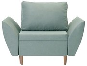 Fotel ALI z funkcją spania Miętowy